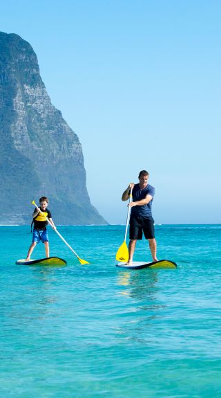 豪勳爵島（Lord Howe Island）立式槳板衝浪