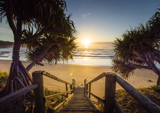 碼頭海灘日出 -考夫斯港 （Coffs Harbour）- 新南威爾斯州北岸