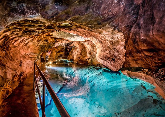 The Pool of Reflections in the River Cave, within the iconic Jenolan Caves - Credit: Timeless Creations - Jenolan Caves Reserve Trust The Pool of Reflections in the River Cave, within the iconic Jenolan Caves - Credit: Timeless Creations - Jenolan Caves Reserve Trust