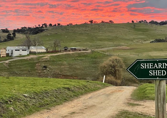 Markdale Station, Markdale - Credit: Louise Edwards Sunset at Markdale Station, Markdale