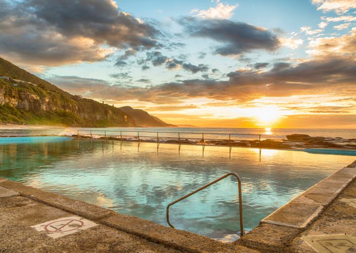 Sunset at Coalcliff Pool, Wollongong - Credit: Kramer Photography