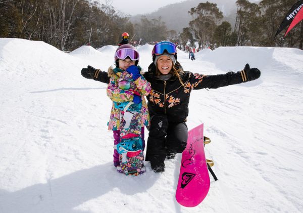 雪上樂趣。 Torah Bright Mini Shred。圖片來源： 斯瑞德伯（Thredbo）。